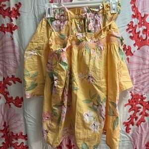 Floral Yellow pajama set